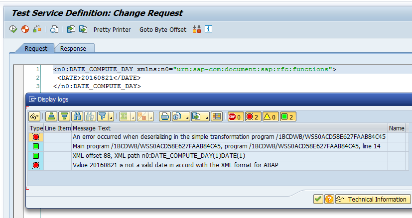 Value 20160821 Is Not A Valid Date In Accord With The XML Format For ABAP