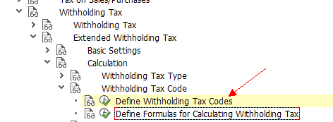 WITHHOLDING TAX(WTH)配置及测试