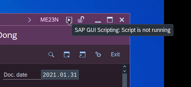 SAP GUI 770